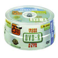 Maxell DVD-R 4.7GB 8x Spindle 25pk 4,7 GB 25 τεμάχια 