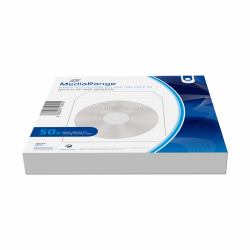 MediaRange BOX65 θήκη οπτικού δίσκου Θήκη Sleeve 1 δίσκοι Λευκός [Άσπρος] 