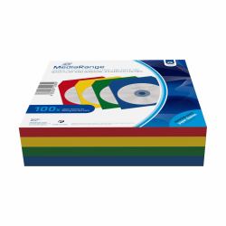 MediaRange BOX67 θήκη οπτικού δίσκου Θήκη Sleeve 1 δίσκοι Μπλε, Πράσινος [Πράσινο], Κόκκινο, Κίτρινο 
