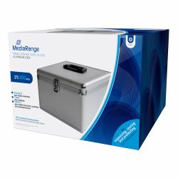 MediaRange BOX76 θήκη οπτικού δίσκου Θήκη κιβωτίου 300 δίσκοι Άργυρος 
