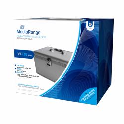 MediaRange BOX79 θήκη οπτικού δίσκου Θήκη κιβωτίου 120 δίσκοι Άργυρος 