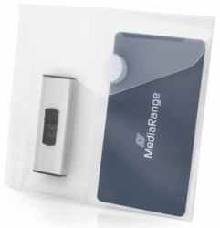 MediaRange BOX986 θήκη οδηγού USB flash Πολυπροπυλένιο Διαφανής 