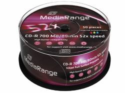 MediaRange MR208 κενό CD CD-R 700 MB 52x 50 τεμάχια 