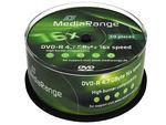 MediaRange MR444 κενό DVD 4,7 GB DVD-R 50 τεμάχια 