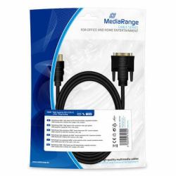 MediaRange MRCS185 καλώδιο σήματος 2 m Μαύρος [Μαύρο] 