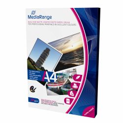 MediaRange MRINK112 φωτογραφικό χαρτί A4 Λευκός [Άσπρος] Ματ 