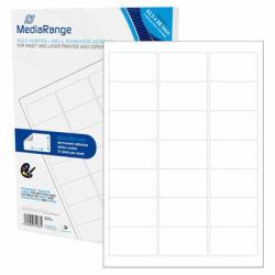 MediaRange MRINK148 αυτοκόλλητη ετικέτα Μόνιμο Λευκός [Άσπρος] 1050 τεμάχια 