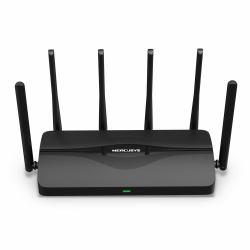 Mercusys MR47BE ασύρματος δρομολογητής 2.5 Gigabit Ethernet Tri-band [2,4 GHz / 5 GHz / 6 GHz] Μαύρος [Μαύρο] 