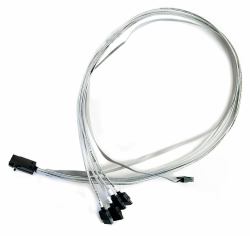 Microchip Technology Microsemi ADAPTEC I-HDMSAS-4SATA-SB.8M 0,8 m 6 Gbit/s Γκρι 