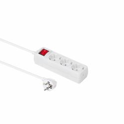 Microconnect GRU003W-SWITCH επέκταση ρεύματος 1,5 m 3 Έξοδος [οι] εναλλασσόμενου ρεύματος Εσωτερικός [Εσωτερικού χώρου] Λευκός [Άσπρος] 
