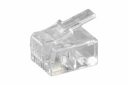 Microconnect KON501-10R ενωτικό καλωδίων RJ-11 6P4C Διαφανής 