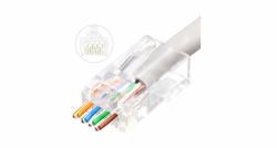 Microconnect KON505-50EZ ενωτικό καλωδίων RJ-45 Διαφανής 