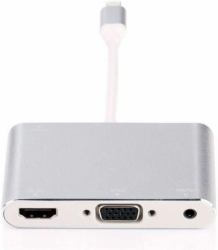 Microconnect LIGHT-HUB4 κατανεμητής διεπαφών Lightning 480 Mbit/s Άργυρος 