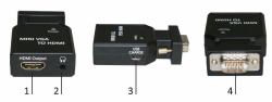 Microconnect MC-CONMVGAHM μετατροπέας βίντεο 