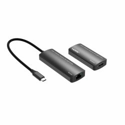 Microconnect MC-USBCHDMIEXT-30M επεκτατικό AV Άργυρος 