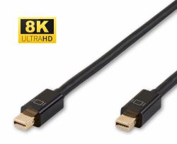 Microconnect MDPMDP1BV1.4 καλώδιο DisplayPort 1 m Mini DisplayPort Μαύρος [Μαύρο] 