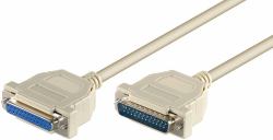 Microconnect MODGR3 σειριακό καλώδιο Λευκός [Άσπρος] 3 m DB-25 