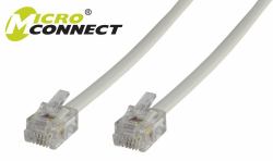 Microconnect MPK102 καλώδιο τηλεφωνίας 2 m Λευκός [Άσπρος] 