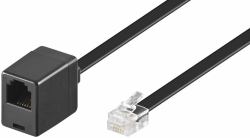 Microconnect MPK103FB καλώδιο τηλεφωνίας 3 m Μαύρος [Μαύρο] 