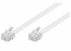 Microconnect MPK191W καλώδιο τηλεφωνίας 15 m Λευκός [Άσπρος] 