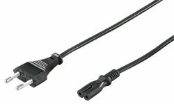 Microconnect PE030710 καλώδιο ρεύματος Μαύρος [Μαύρο] 1 m Φις τύπου C C7 σύνδεσμος 