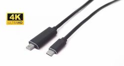 Microconnect USB3.1CMDP1 κάρτα γραφικών USB Μαύρος [Μαύρο] 