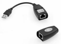 Microconnect USBEXT60M επεκτατικό δικτύου Πομπός & δέκτης δικτύου Μαύρος [Μαύρο] 