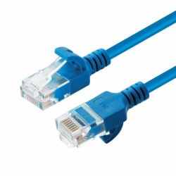 Microconnect V-UTP6A002B-SLIM καλώδιο δικτύωσης Μπλε 0,2 m Cat6a U/UTP [UTP] 