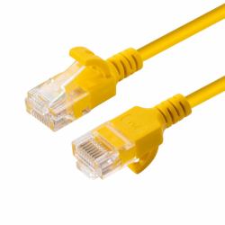 Microconnect V-UTP6A03Y-SLIM καλώδιο δικτύωσης Κίτρινο 3 m Cat6a U/UTP [UTP] 