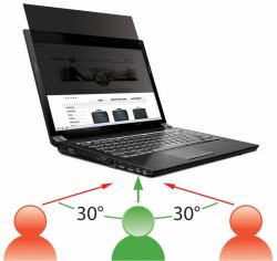 Mobilis 016226 φίλτρο προστασίας δεδομένων 33,8 cm [13.3"] Laptop Φίλτρο οθόνης προστασίας ιδιωτικότητας 