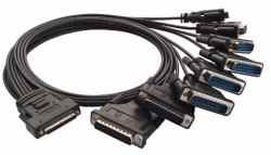 Moxa CBL-M68M25x8-100 καλώδιο SCSI Γκρι 1 m 68-p 