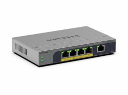 NETGEAR GS105EPP Μη διαχειρίσιμος Gigabit Ethernet [10/100/1000] PoE τροφοδοτικού Επιτραπέζιο/Επίτοιχο Γκρι 