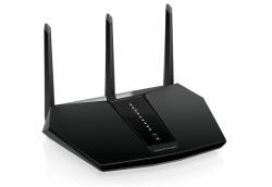 NETGEAR Nighthawk AX/5-Stream AX2400 WiFi 6 Router [RAX30] ασύρματος δρομολογητής Gigabit Ethernet Διπλής ζώνης [2.4 GHz / 5 GHz] Μαύρος [Μαύρο] 