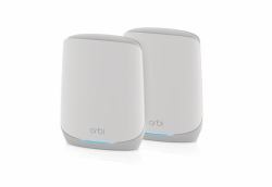 NETGEAR Orbi RBK762S Τρεις μπάντες [2,4 GHz / 5 GHz / 5 GHz] Wi-Fi 6 [802.11ax] Λευκός [Άσπρος] 5 Εσωτερικός 