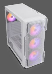 Nanoxia DS-9ARGB-W κουτί υπολογιστή Midi Tower Λευκός [Άσπρος] 