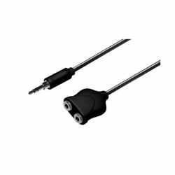 Neoxeo X250E25017 διαχωριστής καλωδίου ή συμπλέκτης Διαχωριστής καλωδίων Μαύρος [Μαύρο] 