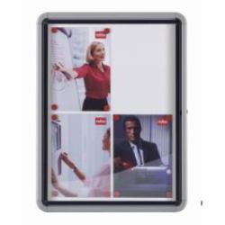 Nobo Glazed Case πίνακας insert notice Γκρι, Διαφανής, Λευκός [Άσπρος] 