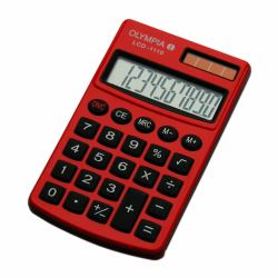 Olympia LCD 1110 αριθμομηχανή Τσέπη Βασική αριθμομηχανή Κόκκινο 