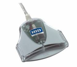 HID Identity 3021 USB USB 2.0 Άργυρος, Διαφανής αναγνώστης έξυπνων καρτών 