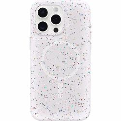 OtterBox Core Series - Cover per cellulare - Compatibilità MagSafe - silicone REGRIND, gomma sintetica - sprinkles [bianco] - per Apple iPhone 15 Pro Max