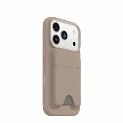 OtterBox OB SYMMETRY CACTUS LEATHER - MAGSAFE WALLET CG LIGHT GREY