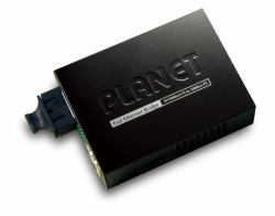 PLANET FT-802 μετατροπέας δικτυακών μέσων 100 Mbit/s 1310 nm Πολλαπλών λειτουργιών, Απλού τύπου Μαύρος [Μαύρο] 