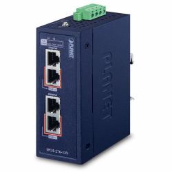 PLANET IPOE-270-12V μεταγωγέας δικτύου PoE τροφοδοτικού Μπλε 