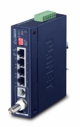 PLANET IP30 Industrial Gigabit Ethern Πομπός & δέκτης δικτύου Μπλε 