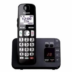 Panasonic KX-TGE820EB τηλέφωνο Τηλέφωνο DECT Αναγνωριστικό καλούντος Μαύρος [Μαύρο]  - Έκδοση UK