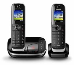 Panasonic KX-TGJ322E Τηλέφωνο DECT Αναγνωριστικό καλούντος Μαύρος [Μαύρο]  - Έκδοση UK