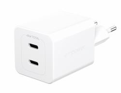 PanzerGlass empower™ by ® Turbo 45W Charger incl. 2 x USB-C | EU Plug | Silver White Smartphone Λευκός [Άσπρος] AC Γρήγορη φόρτιση Εσωτερικός [Εσωτερικού χώρου] 