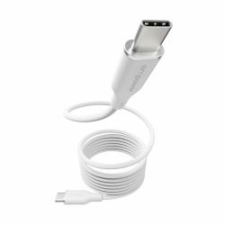 PanzerGlass empower™ by ® Magnetic 240W USB-C to USB-C Cable | USB 2.0 | 1.5M | Silver White καλώδιο USB Λευκός [Άσπρος] 