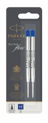 Parker 1950373 ανταλλακτικό στυλό Μέσαίο Μπλε 2 τεμάχια 