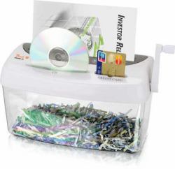 Peach PS300-21 καταστροφέας εγγράφων Διασταυρούμενη καταστροφη εγγράφων [cross shredding] 21,6 cm Διαφανής, Λευκός [Άσπρος] 
